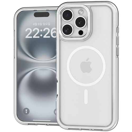 아이폰15 프로 맥스 에어플로우 맥세이프 클리어 케이스