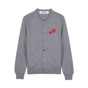 더블하트 와펜 가디건 154317389
