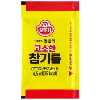 오뚜기 고소한 <b>참기름</b> 4.5ml