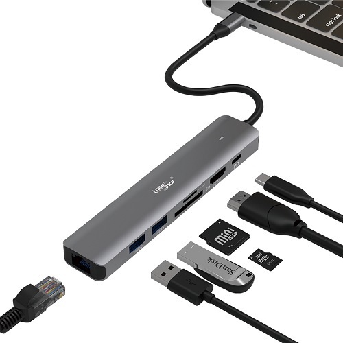 라인업시스템 LANSTAR LS-U81MH (7포트/Type C)_이미지