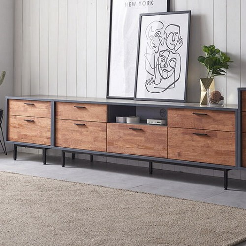 라벨라F 브레토 2단 거실장세트 2400_이미지