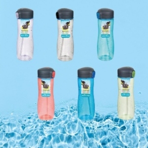 트리탄 800ml 친환경 빨대 뚜껑 스포츠물병 6 colors