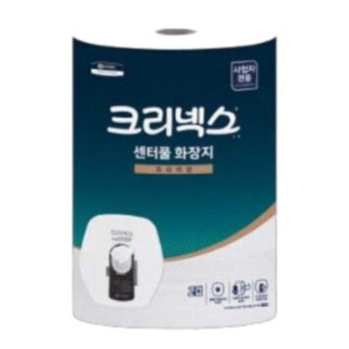 유한킴벌리 크리넥스 센터풀 프리미엄 화장지 2겹 800매 (12롤)