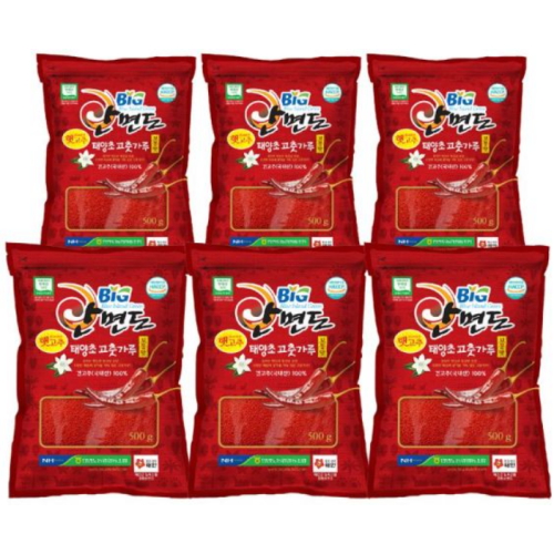 안면도농협 안면도 태양초 고춧가루 500g (6개)_이미지