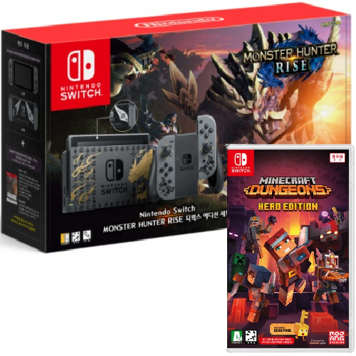 닌텐도 스위치 몬스터 헌터 라이즈 에디션 4인용 게임 패키지