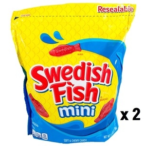 Swedish Fish 물고기 젤리 캔디 먹방 1.58kg 2팩_이미지