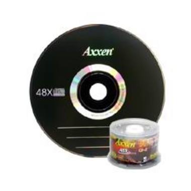 Axxen AXXEN 700MB 48x 케익 50장 블랙