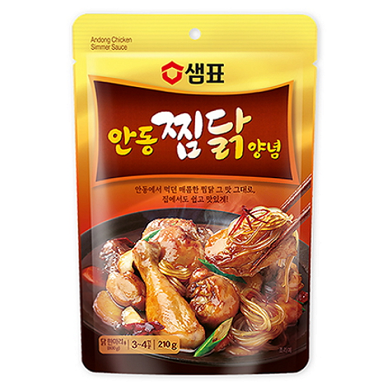 샘표식품 안동찜닭양념 210g이미지입니다. 누르면 해당 게시물로 새창이동합니다.