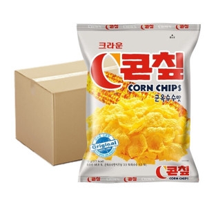 크라운제과 콘칲 70g 16입 박스_이미지