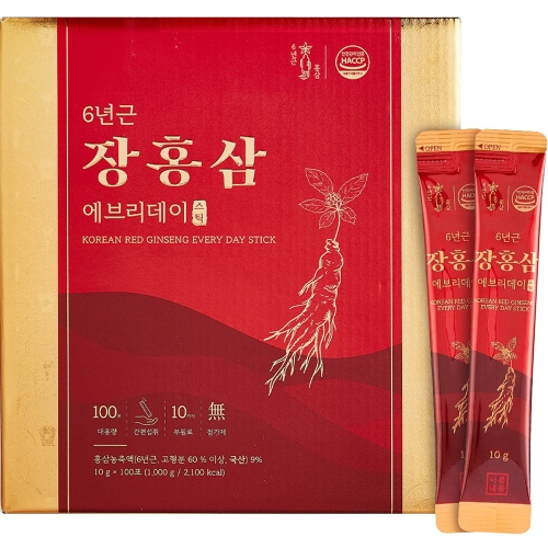 니몸내몸 6년근 장홍삼 에브리데이 홍삼 스틱 100포 (1개)_이미지