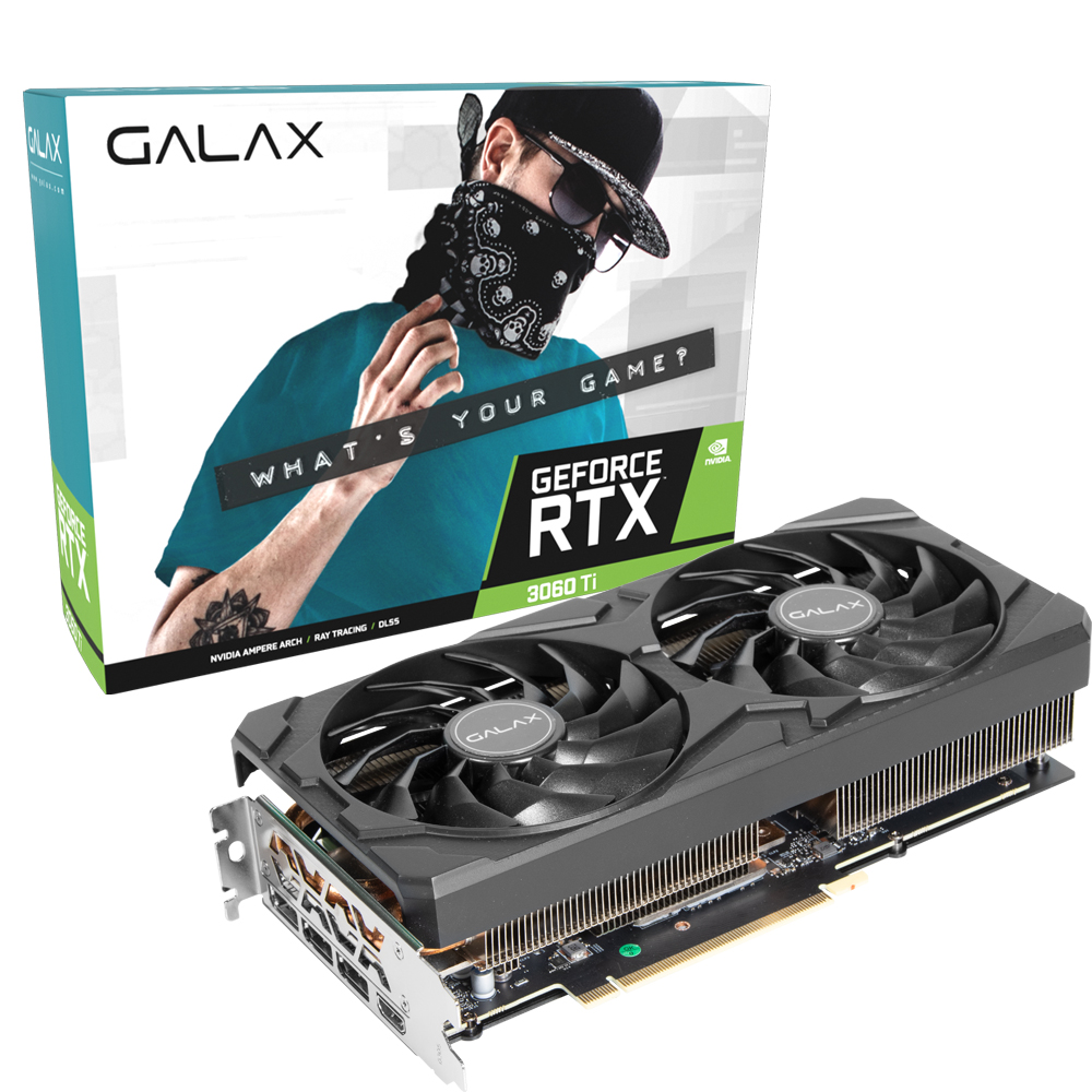 갤럭시 갤라즈 GALAX 지포스 RTX 3060 Ti PLUS D6X 8GB_이미지