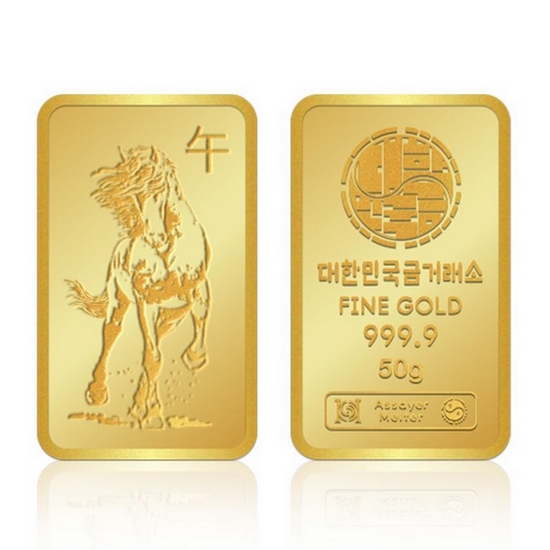 대한민국금거래소 적마 순금 골드바 50g