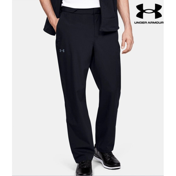 언더아머 Elements 골프 레인 팬츠 1342718 (001, 블랙)_이미지