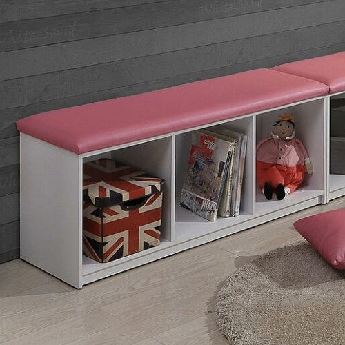플레인홈 러씨 오픈형 수납 벤치소파 2인용