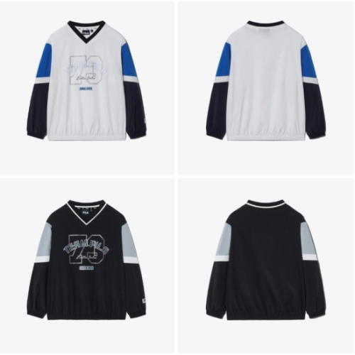 휠라키즈 FILA KIDS 블록코어 우븐 맨투맨-FK2WTH1502M_이미지