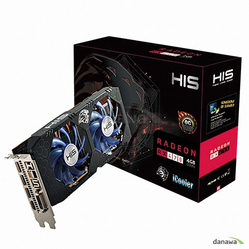 HIS �󵥿� RX 470 IceQ X2 Turbo D5 4GB