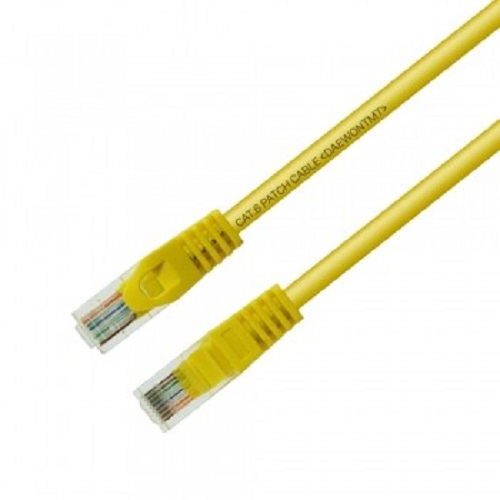 대원TMT CAT.6 UTP 랜케이블 노랑 (DW-UTP6Y, 0.5m)_이미지