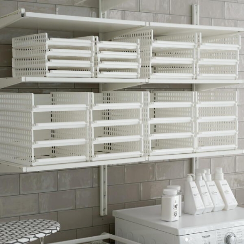 보노하우스 풀 슬라이딩 옷정리 적층 트레이 소형 (10개)_이미지