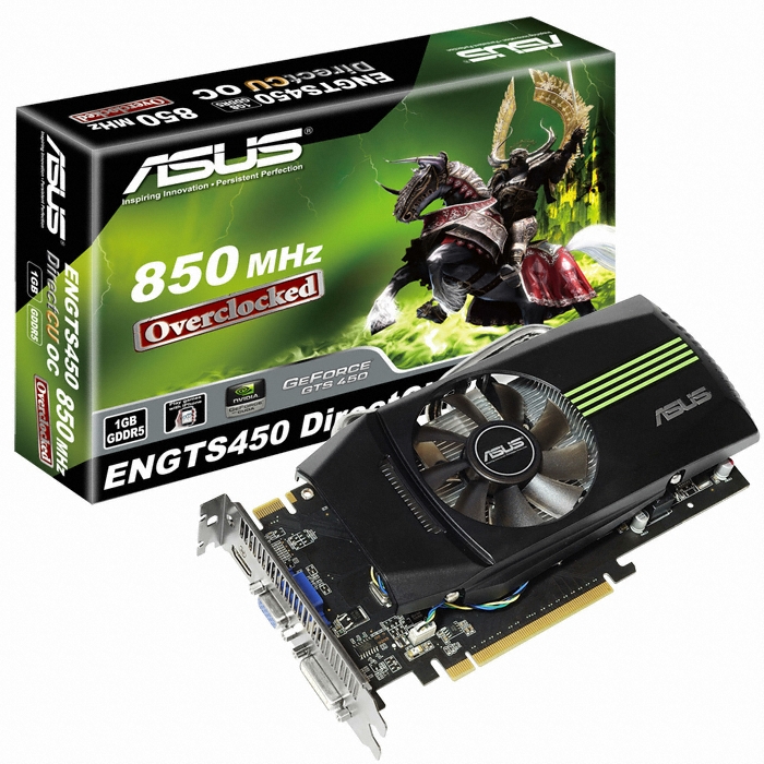 ASUS 지포스 GTS450 ENGTS450 O.C D5 1GB DC STCOM_이미지