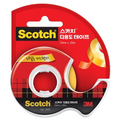 3M 스카치 523 다용도 테이프 12mm x 30m (12개)_이미지