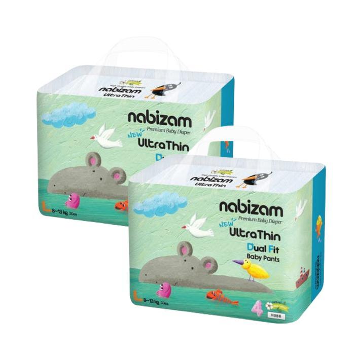 나비잠 울트라씬 듀얼핏 썸머팬티형 대형 공용 (60매)_이미지