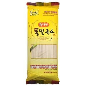 두레생협연합 밀예찬 우리밀 통밀국수 400g (2개)_이미지