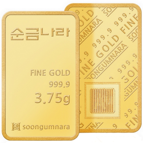 한국금거래소 순금나라 1돈 미니 골드바 3.75g
