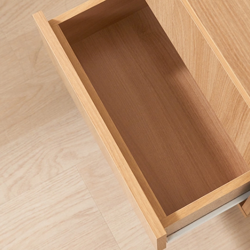 집무드 루아이 와이드 2단 4칸 슬림 낮은 서랍장 800_이미지