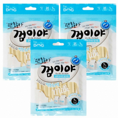  오션 괜찮아 껌이야 밀크 100g [3개]