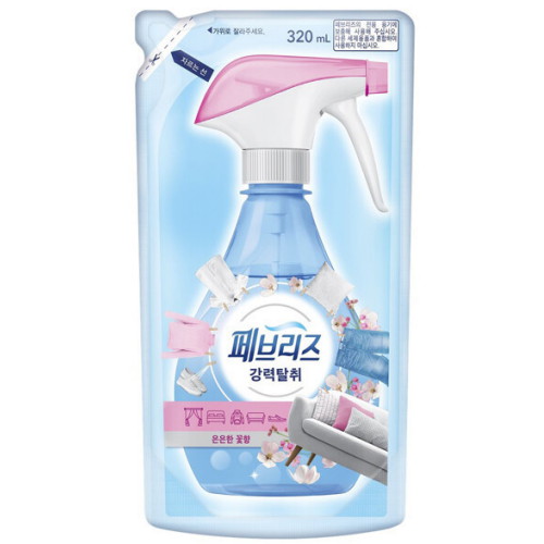한국피앤지 페브리즈 강력탈취 은은한 꽃향 리필 320ml (4개)