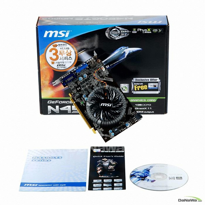 MSI 지포스 GTS450 N450GTS-MD1G D3 1GB_이미지