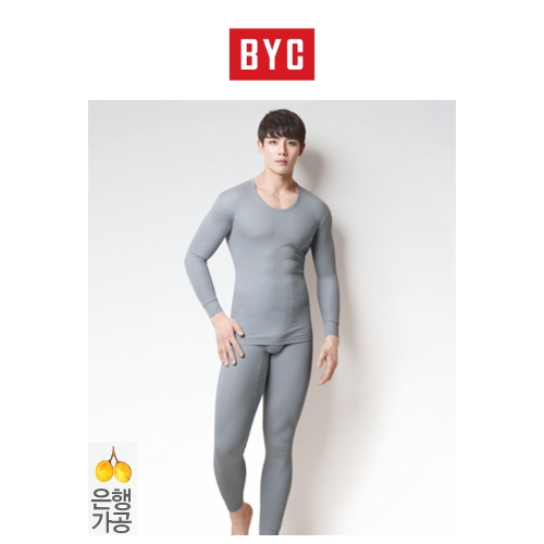 BYC 순면 양면 남자 내복 세트 110 BYL9513