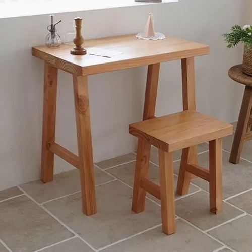 바이탈버브 로미 A라인 소나무 원목 식탁 800