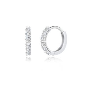 골든듀 18K에버브리즈2 랩그로운 다이아몬드 원터치 귀걸이/18K2C2500002 18K AMC HN_이미지