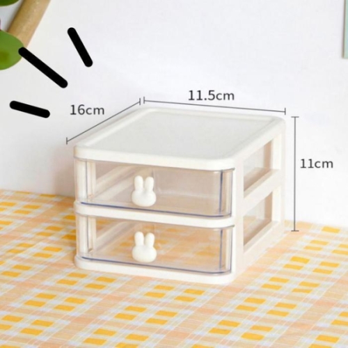 라일리 Rly 원모어 토끼모양 서랍함 탁상용 2단 수납정리 11555125