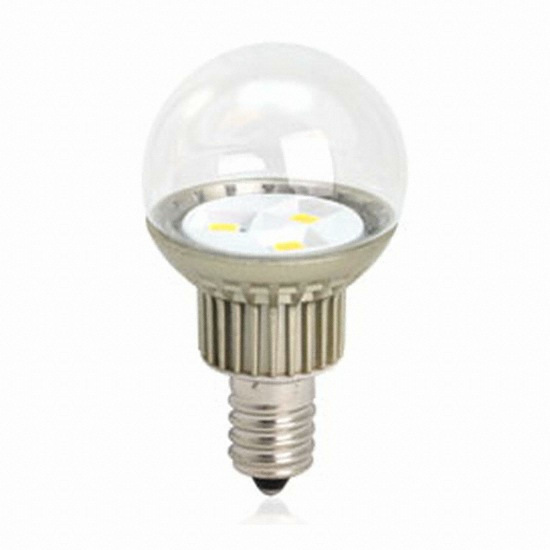 씨티오 LED E14 투명 미니 크립톤전구 전구색 4.5W (1개)_이미지