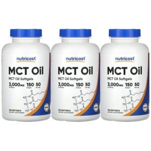 뉴트리코스트 MCT 오일 3000mg 150캡슐 (3개)_이미지