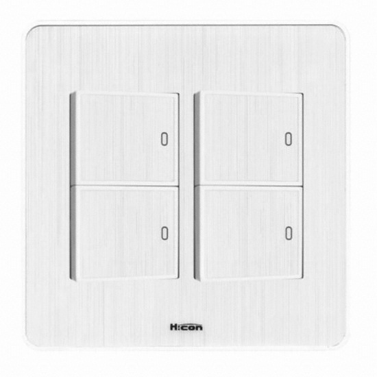 현대일렉트릭 하이콘 4구 1로 스위치 화이트