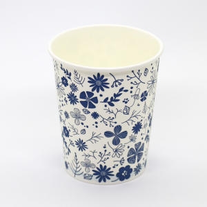 [불명] 10온스 테이크아웃 블라썸 종이컵 (300개)_이미지