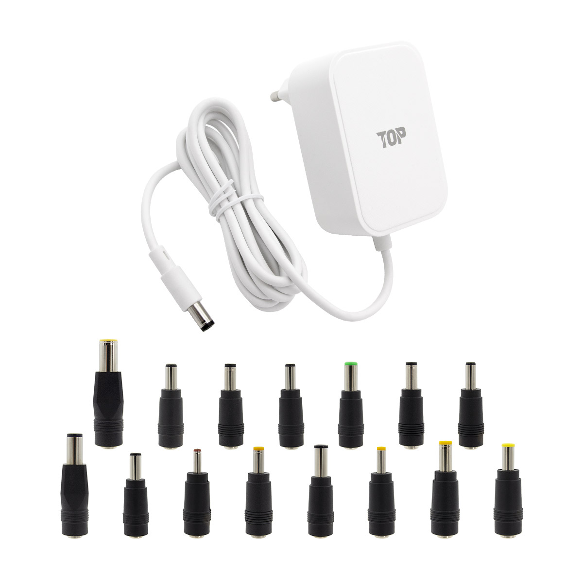 HDTOP DC 12V 3A 화이트 어댑터 (HT-AD185 / 15종 젠더)