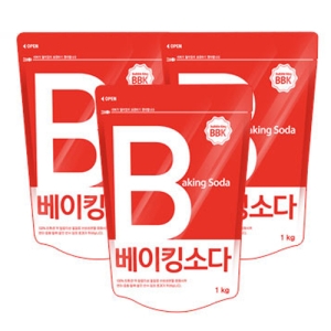 버블킹 베이킹소다 1kg (3개)