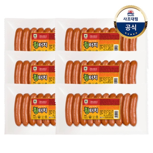 사조대림 대림냉장 휠터치 700g 70g*10 x6개