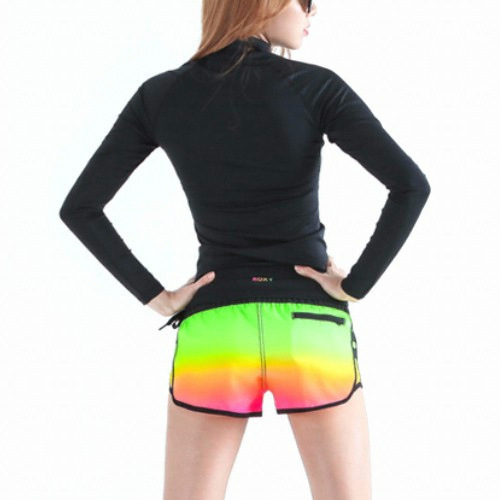 록시 RX543BWT 여성 집업 래쉬가드_이미지