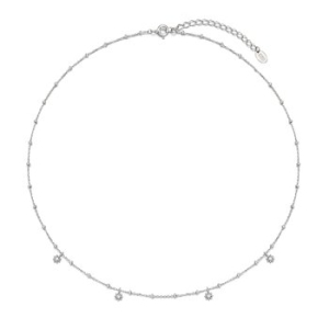 스톤헨지 여성 실버 플라워 목걸이 SC24C26E