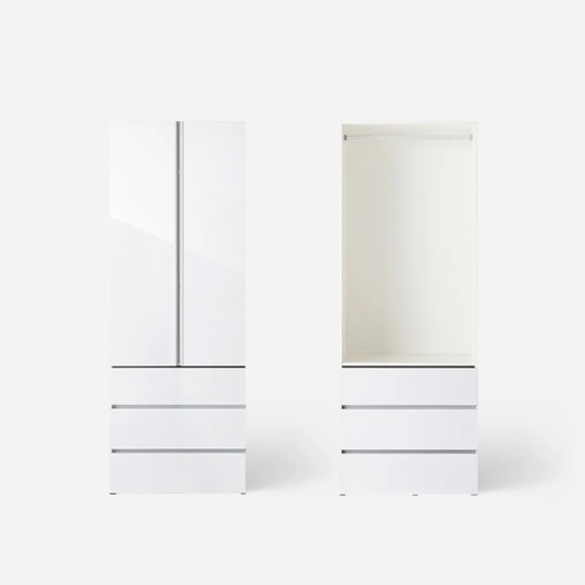 한샘 샘베딩 클로즈 행거서랍형 옷장 800_이미지