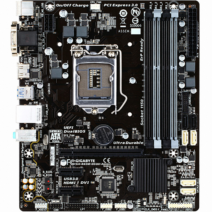 GIGABYTE GA-B85M-DS3H-A (중고)
