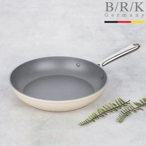 BRK 에볼루션 풀 인덕션 프라이팬 밀크 (28cm)
