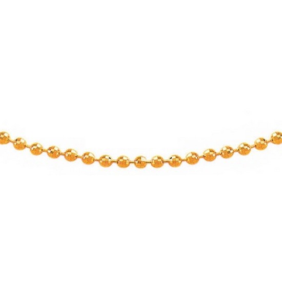 브리앙 18K 멀티컷 미러볼 2.5mm 목걸이_이미지