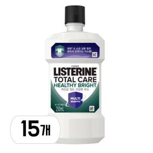 존슨앤존슨 리스테린 헬씨 브라이트 250ml (15개)
