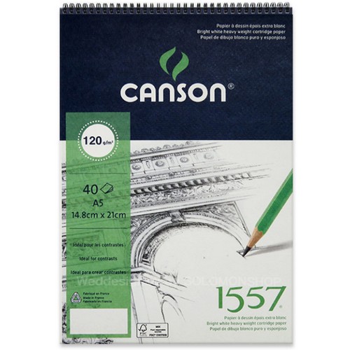 캔손 1557 스케치북 A5 120g_이미지